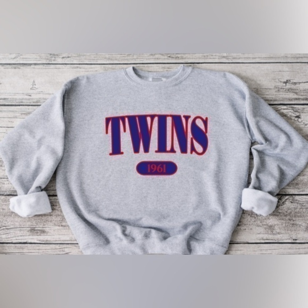 Twins Offset Crewneck